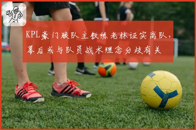 KPL豪门狼队主教练老林证实离队,幕后或与队员战术理念分歧有关